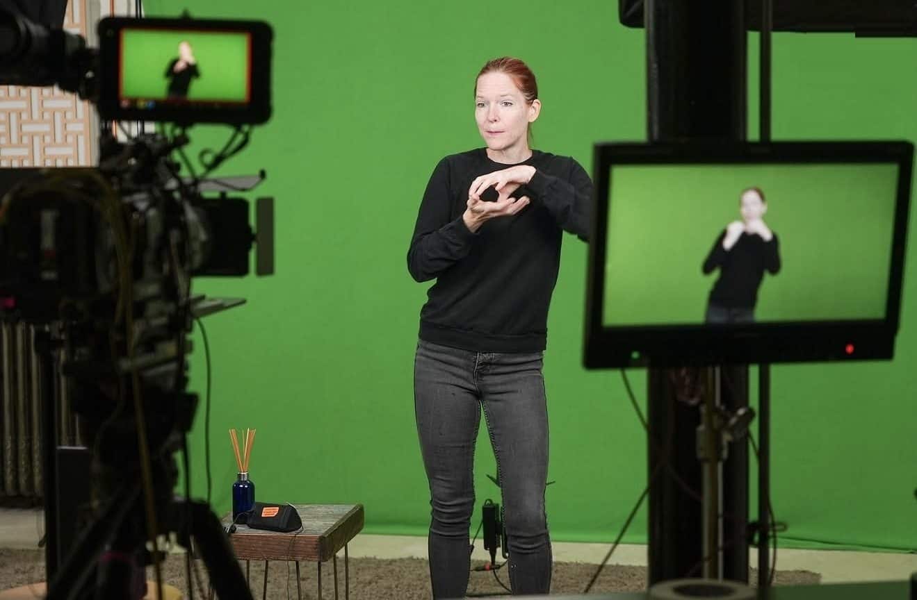 Rach ASL dubbing with green screen